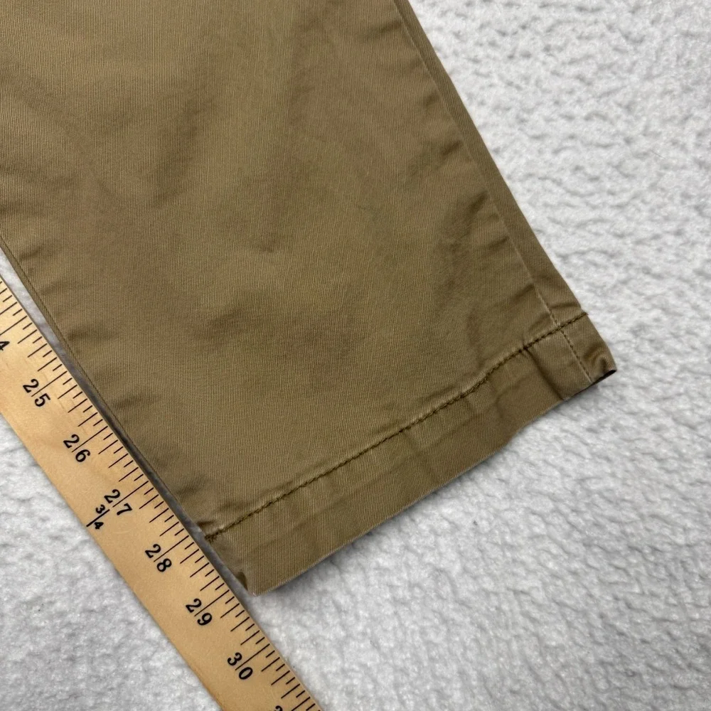 Banana Republic Lived In Chino Pants Beige Khaki Slim Fit Men's‎ Size 34x32